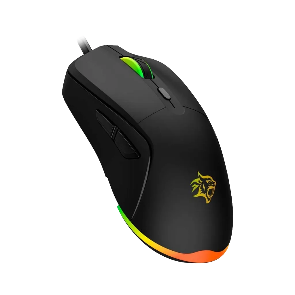 Porodo Gaming Wired Mouse DPI 7200 with RGB Light